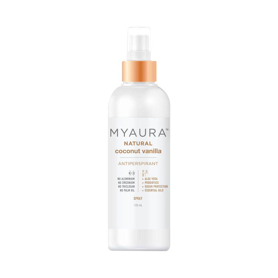 MyAura Antiperspirant Spray (Coconut Vanilla) 125mL